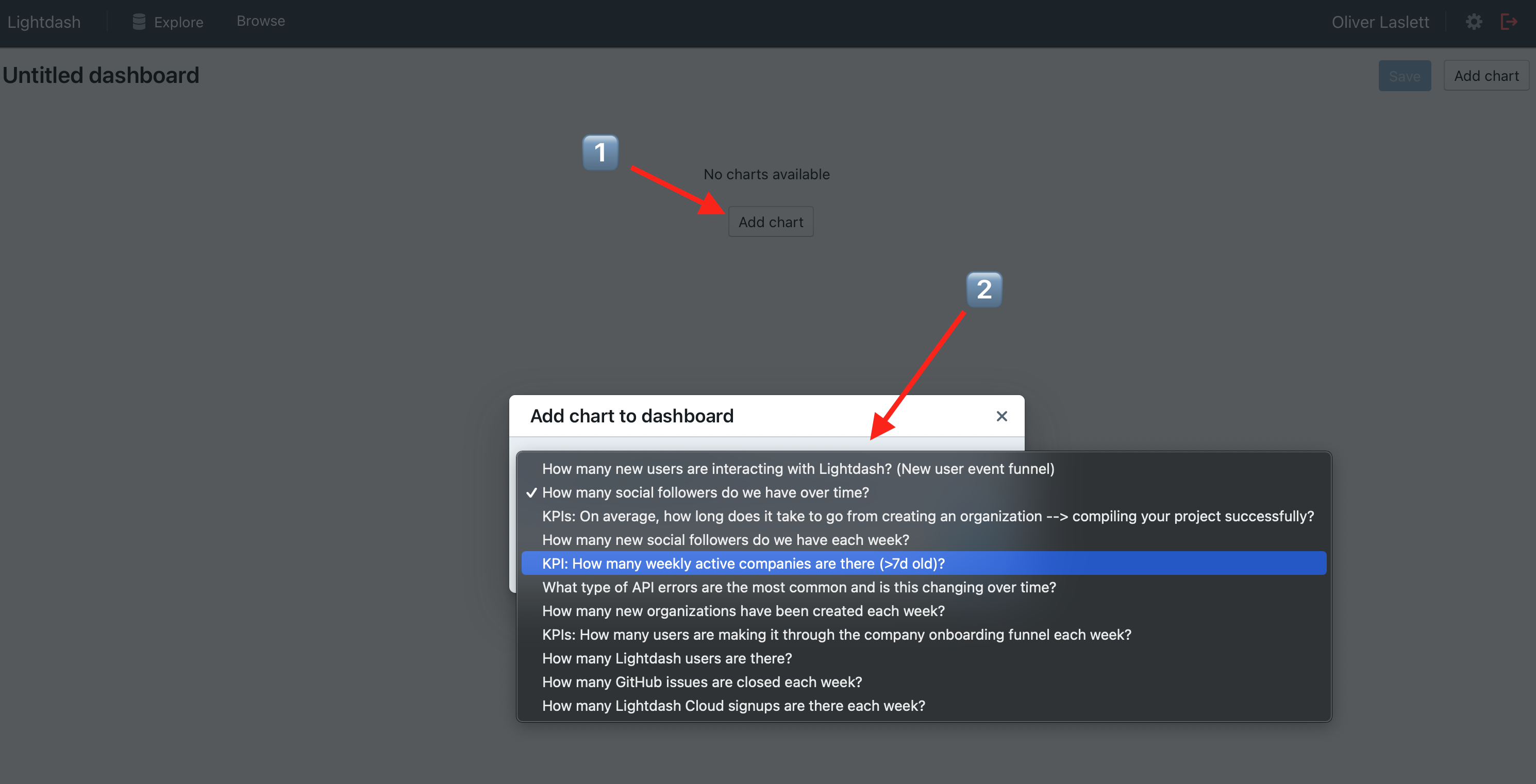 add chart screenshot