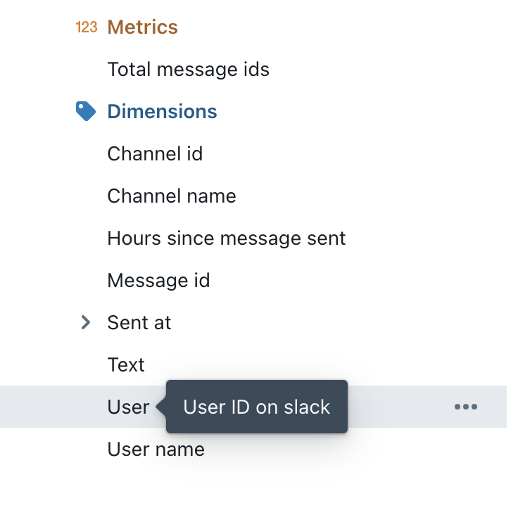 description on hover