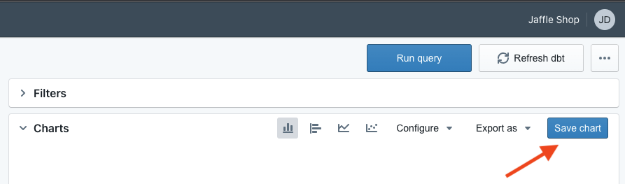 save chart button
