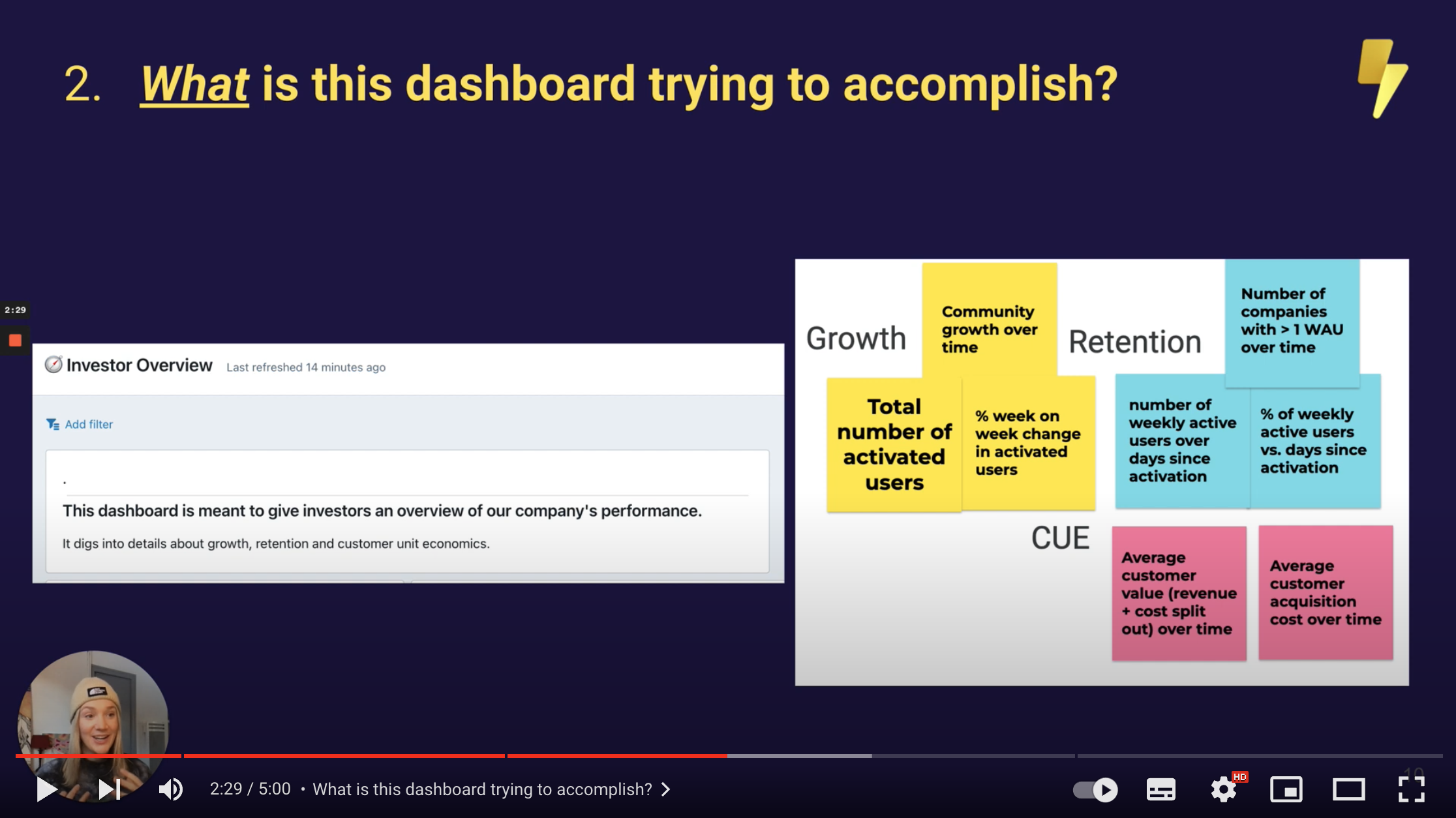 tutorial planning your dashboard